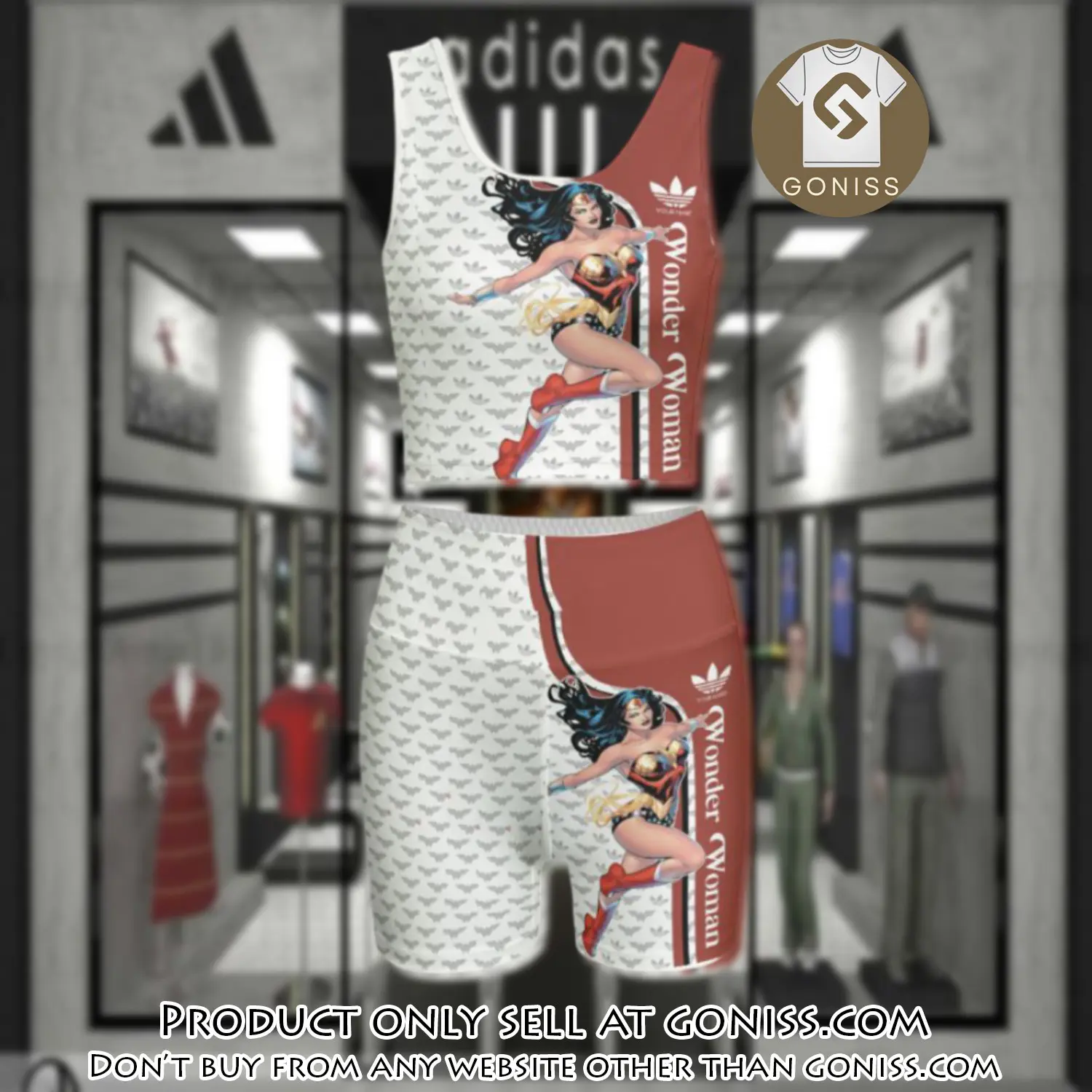 Adidas wonder woman summer women sport bra yoga set running outfit sby1036 gn1153577